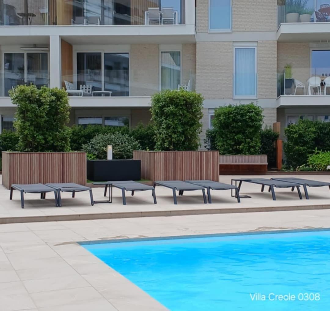 Villa Creole 0308 Luxe appartement met Zwembad&Wellness Nieuwpoort Jachthaven Buitenkant foto